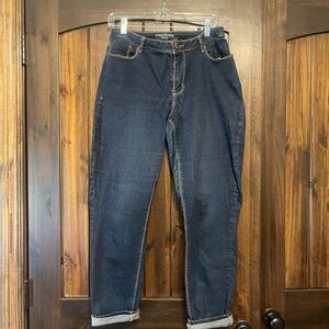 Maurices Navy Straight Leg Jeans